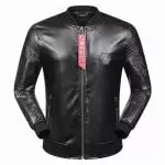 philipp plein cuir veste cool paradise sheep shearling polyester